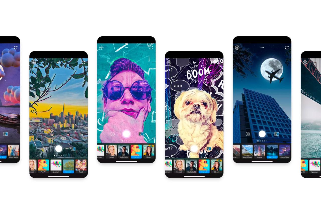Adobe launches Photoshop Camera, a free app with tons of elaborate face filters | The Verge